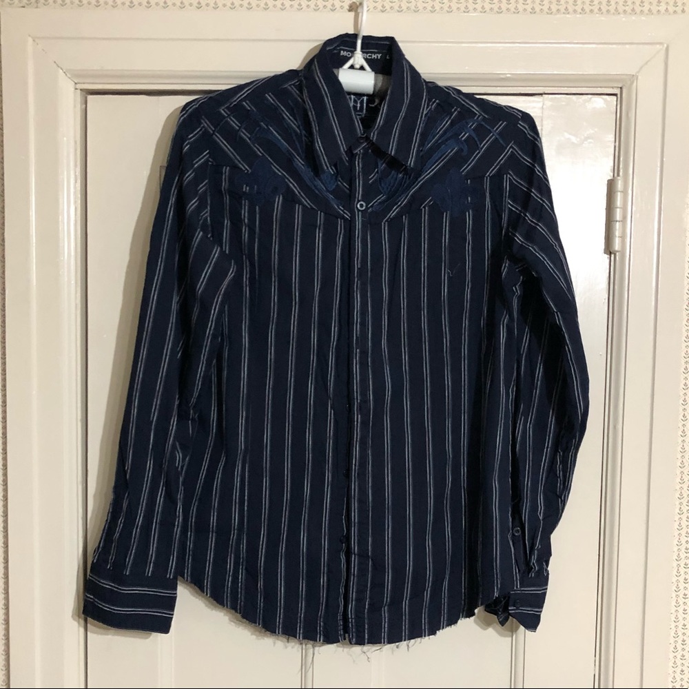 Monarchy Long Sleeve Button Down Shirt